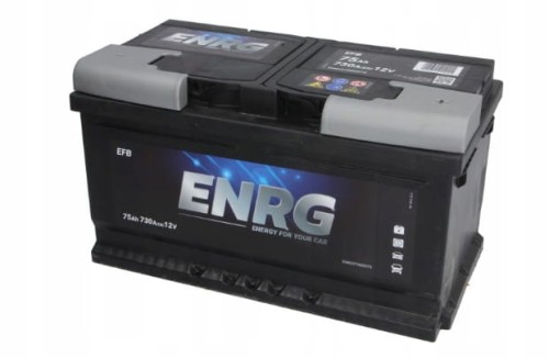 Akumulator ENRG 12V 75Ah 730A EFB Start- Stop