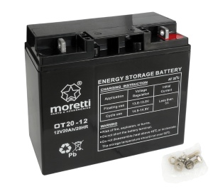 Akumulator Moretti (Gel) OT 12V/20 AH do kosiarki