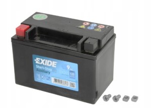 Akumulator rozruchowy EXIDE AUXILIARY 12V 9Ah120A L+ AGM START-STOP