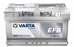 Akumulator 12V 75Ah 730A VARTA SILVER DYNAMIC EFB nowość rok2025 start stop