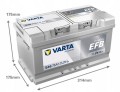 Akumulator 12V 75Ah 730A VARTA SILVER DYNAMIC EFB nowość rok2025 start stop