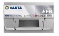 Akumulator 12V 70Ah 760A VARTA SILVER DYNAMIC EFB nowość rok2025 start stop