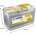 Akumulator 12V 80Ah 800A Varta Dynamic AGM nowość produkcja 2025 rozruchowy