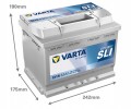 Akumulator 12V 63Ah 610A Varta Dynamic SLI nowość produkcja 2025 rozruchowy