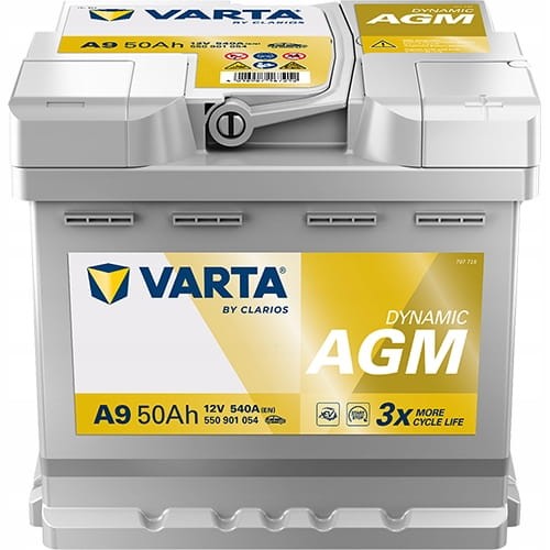 Akumulator 12V 50Ah 540A Varta Dynamic AGM nowość produkcja 2025 rozruchowy