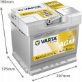 Akumulator 12V 50Ah 540A Varta Dynamic AGM nowość produkcja 2025 rozruchowy
