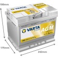 Akumulator 12V 60Ah 680A Varta Dynamic AGM nowość produkcja 2025 rozruchowy
