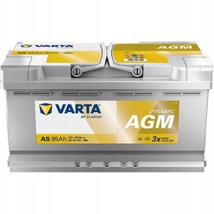 Akumulator 12V 95Ah 850A Varta Dynamic AGM nowość produkcja 2025 rozruchowy