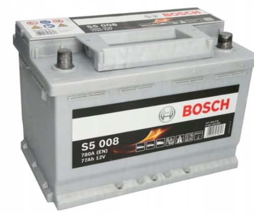 Akumulator 12V 77Ah 780A BOSCH S5 (BEZ ZDANIA STAREGO) PRODUKCJA 2025