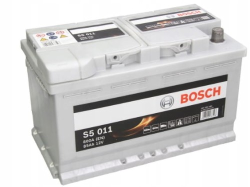 Akumulator 12V 85Ah 800A BOSCH S5 (BEZ ZDANIA STAREGO) NAJNOWSZA PRODUKCJA