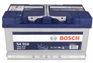 Akumulator 12V 80Ah Samochodowy Bosch S4 (BEZ ZDANIA STAREGO) pro 2025