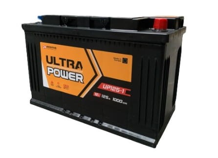 Akumulator 12V 125Ah Ultra Power 12V 125 Ah 1000 A rolniczy MOCNY MEGATEX