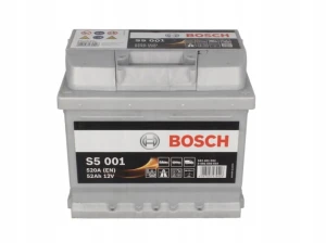Akumulator 12V 52Ah 520A BOSCH S5 (BEZ ZDANIA STAREGO) NAJNOWSZA PRODUKCJA