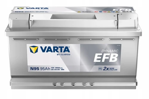 Akumulator 12V 95Ah 850A VARTA SILVER DYNAMIC EFB rok2025 nowość start stop