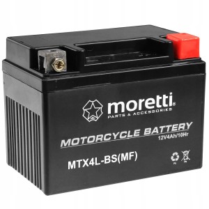 Akumulator do skutera 50cc 4Ah 12V Moretti MTX4L akumulator motocyklowy AGM