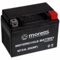 Akumulator do skutera 50cc 4Ah 12V Moretti MTX4L akumulator motocyklowy AGM