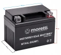 Akumulator do skutera 50cc 4Ah 12V Moretti MTX4L akumulator motocyklowy AGM