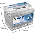 Akumulator Varta 61Ah 600A 12V D21 (BEZ ZDANIA STAREGO) produkcja 2025