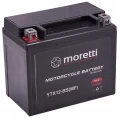 Akumulator do motocykla 12Ah 12V 230A AGM Moretti MTX12