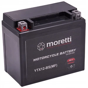 Akumulator do motocykla 12Ah 12V 230A AGM Moretti MTX12