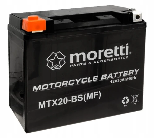 Akumulator Moretti AGM (Gel) MTX20-BS