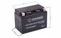 Akumulator AGM (Gel) MTZ12S Moretti 11Ah 12V QUAD