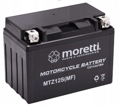 Akumulator do skutera quada kosiarki 12V 11 Ah AGM/Gel Moretti świeża data