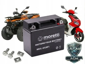 Akumulator 12V 5Ah AGM YB5L-B Moretti MB5L Simson MZ Yamaha Skuter Zalany