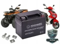 Akumulator 12V 6Ah AGM YTZ7S Moretti MTZ7S Motocykl Skuter Zalany Mocny