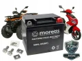Akumulator 12V 9Ah AGM YB9L-B Moretti MB9L-BS 12N9-3B Prawy Plus Świeży