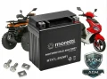 Akumulator 12V 7Ah AGM YTX7L-BS Moretti MTX7L-BS Motocykl 125 Zalany Świeży