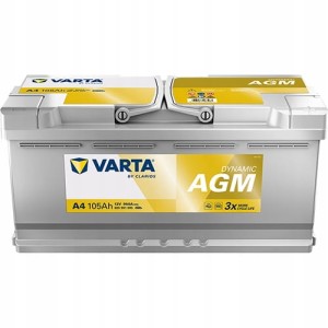 Akumulator 12V 105Ah VARTA AGM akumulator samochodowy START STOP prod. 2025