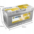 Akumulator samochodowy 12V 95 Ah Varta A5 AGM 850A prod. 2025/26 bez zdania