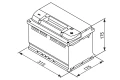 Akumulator 75Ah 730A 12V EFB ( zamiennik AGM) do start stopu Bosch S4E10