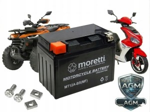Akumulator 12V 10Ah AGM YT12A-BS Moretti MT12A-BS Hayabusa GSXR 1000 Świeży