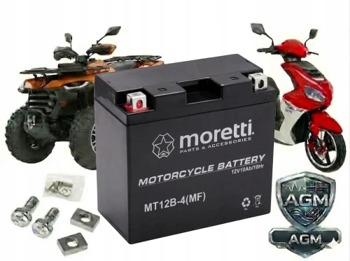 Akumulator 12V 10Ah AGM YT12B-BS Moretti MT12B-BS Yamaha R1 R6 FZ6 Świeży
