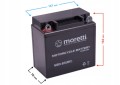 Akumulator do quada, do skutera, do kosiarki 9Ah Moretti AGM/GEL 130A MB9