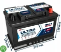 Akumulator AGM 12V 70Ah Ultra Power Megatex Bez Zwrotu Starego start - stop