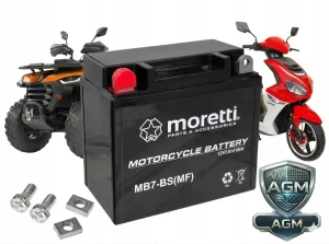 Akumulator 12V 7Ah AGM YB7-A Moretti MB7-BS 125 Majesty Yamaha Świeża data