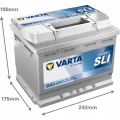 AKUMULATOR 60AH 540A 12V VARTA L+ DYNAMIC SLI D43 produkcja 2026 bez zdania