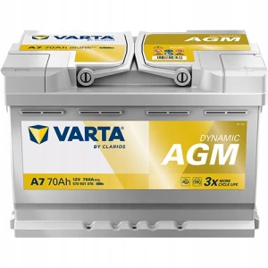 Akumulator 70Ah 760A Varta Dynamic AGM start-stop produkcja 2026 rozruchowy