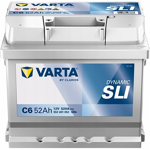 Akumulator 52Ah 520A Varta Dynamic SLI nowa linia produkcja 2026 rozruchowy