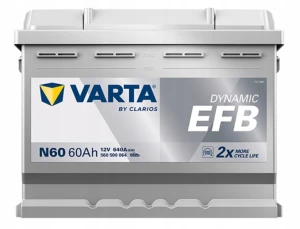 Akumulator 12V 60Ah 640A VARTA SILVER DYNAMIC EFB nowość rok2026 start stop