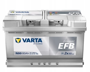 Akumulator 12V 80Ah 800A VARTA SILVER DYNAMIC EFB nowość rok2026 start stop