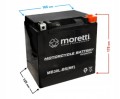 Akumulator do motocykla, quada 30Ah Moretti AGM/GEL MB30L