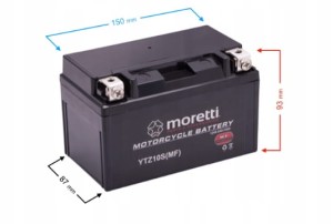 Akumulator do skutera quada GEL 12V 9Ah NISKI