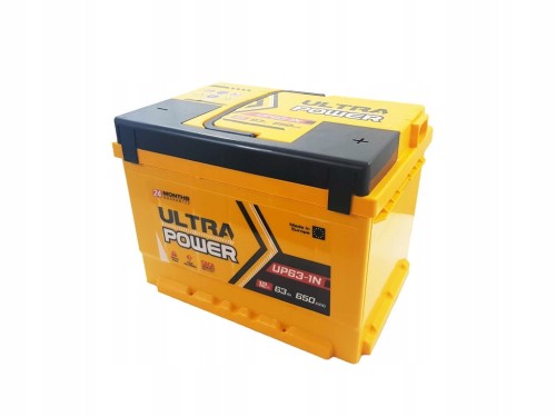 Akumulator Ultra Power 63Ah 650A UKRAIŃSKI MOCNY