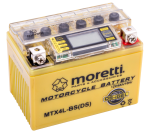 Akumulator Moretti AGM (I-Gel) MTX4L-BS ze wskaźnikiem