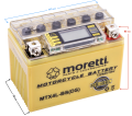 Akumulator Moretti AGM (I-Gel) MTX4L-BS ze wskaźnikiem