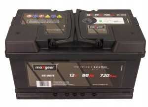 Akumulator rozruchowy MaxGear 80Ah 720A WYSOKI ROZRUCH